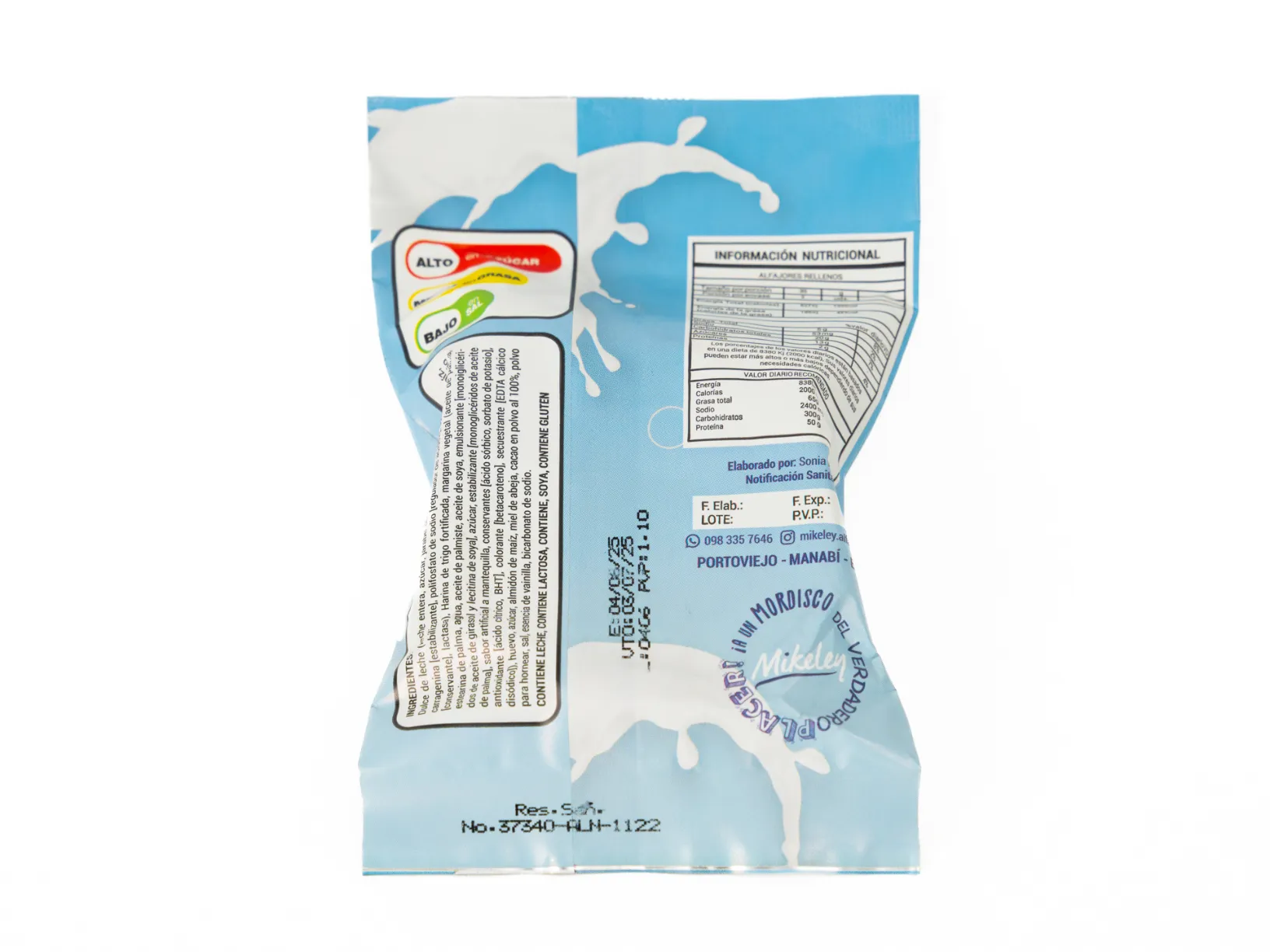 Alfajor con Chocolate Blanco MIKELEY 60G - Image 2