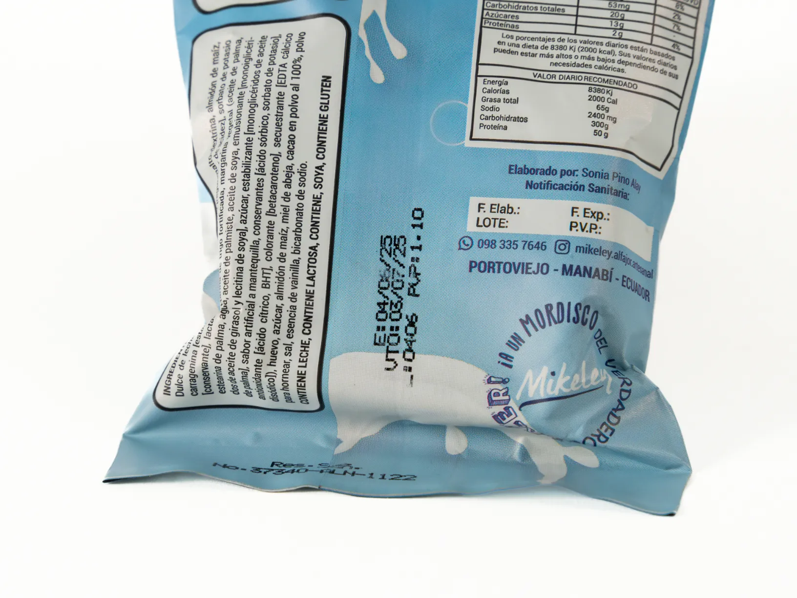 Alfajor con Chocolate Blanco MIKELEY 60G - Image 4