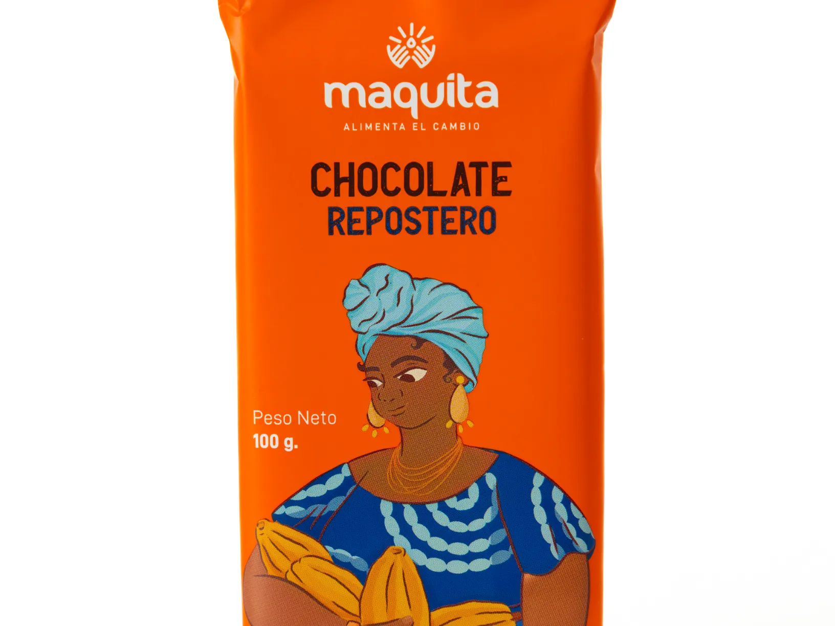 Chocolate Repostero MAQUITA ALIMENTA EL CAMBIO 100G - Image 2