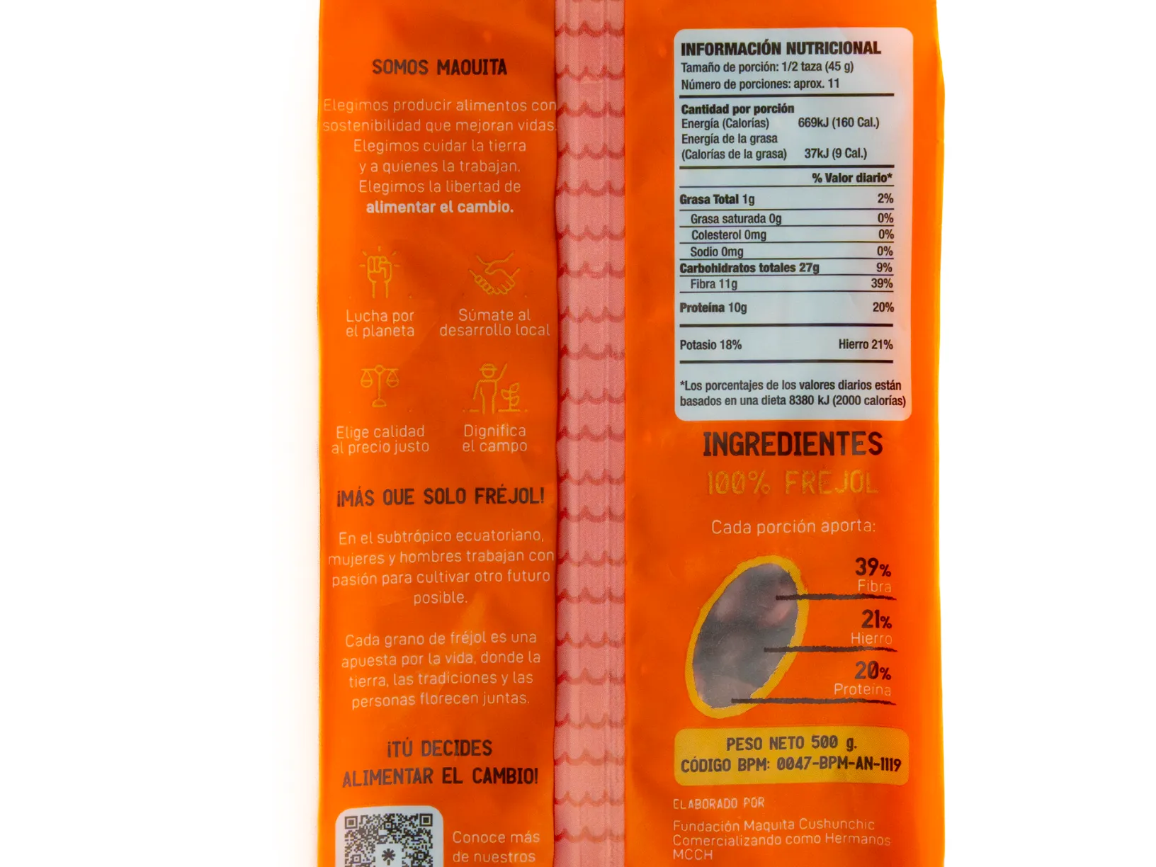 Fréjol rojo MAQUITA ALIMENTA EL CAMBIO 500G - Image 4