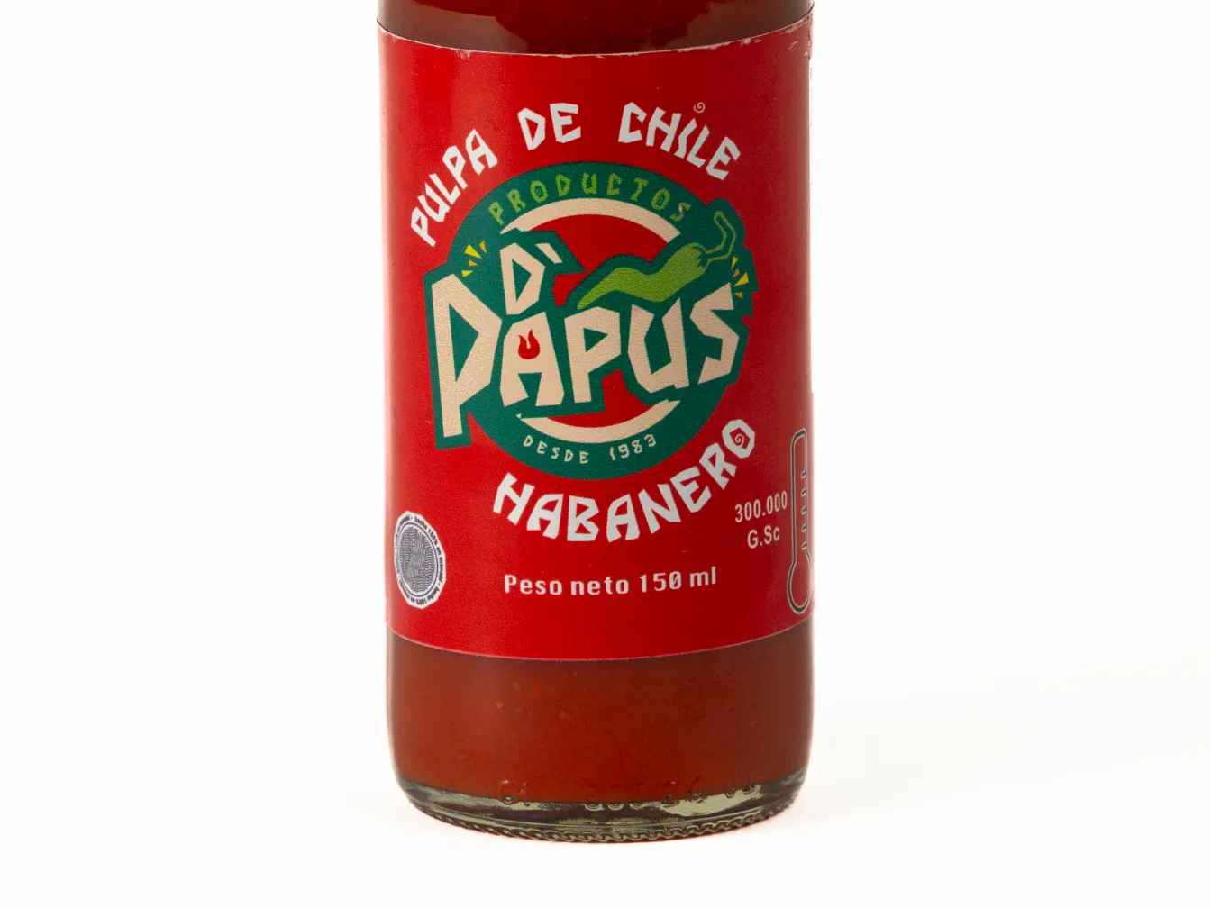 Pulpa de Chile Habanero D'PAPUS 150ML - Image 2