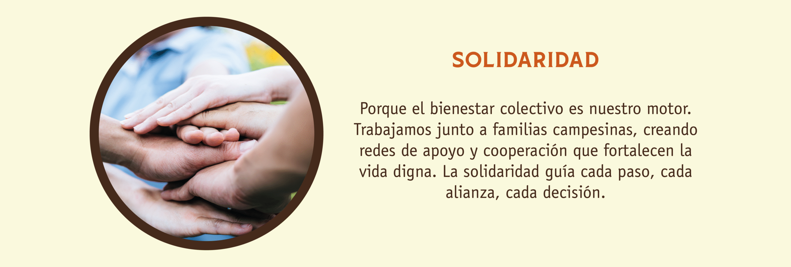Valor maquita solidaridad