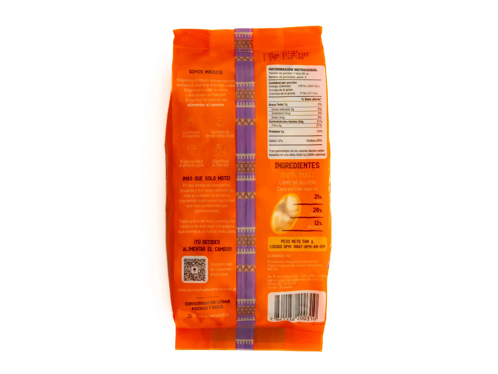 Mote MAQUITA ALIMENTA EL CAMBIO 500G - Image 3