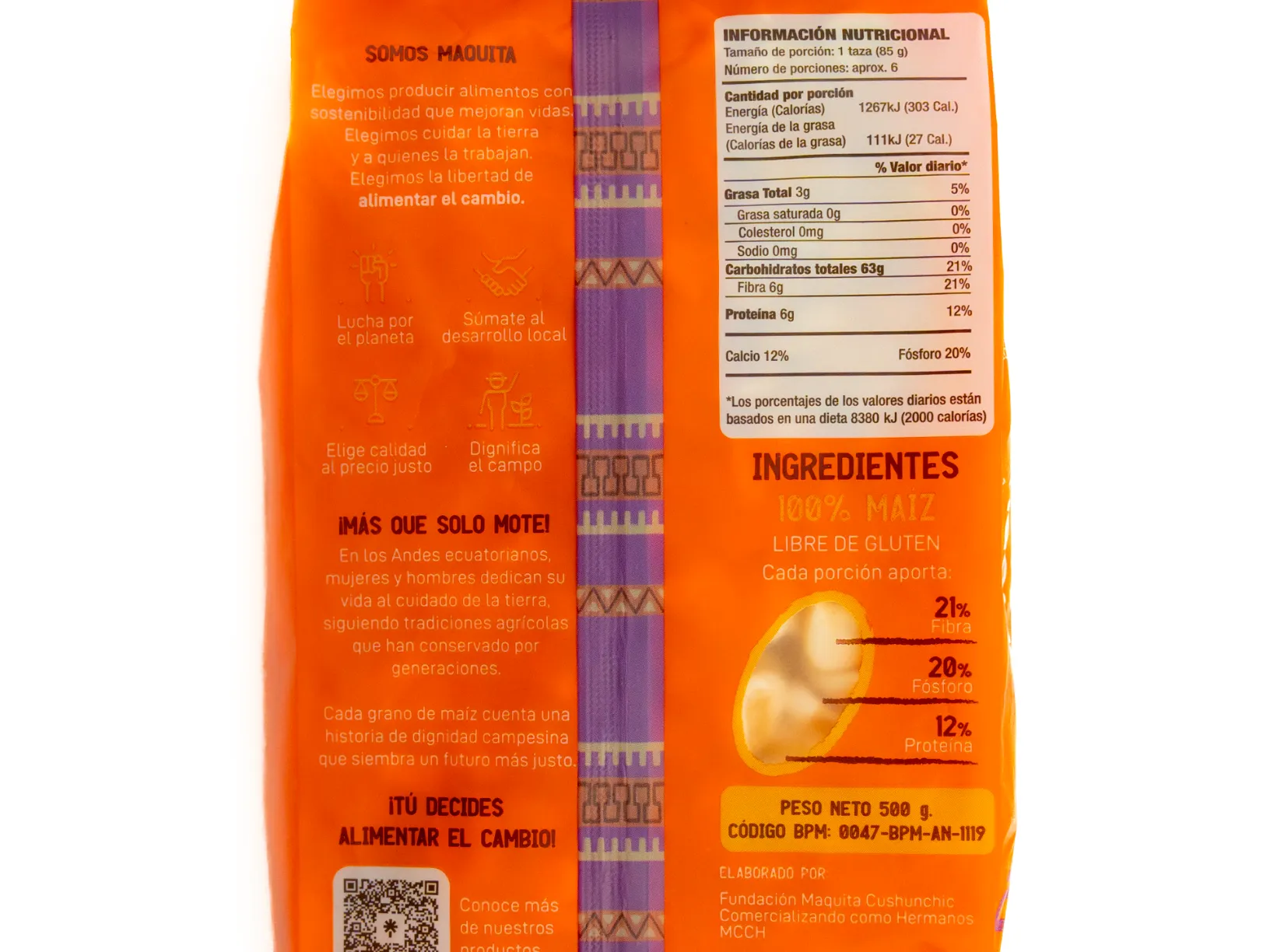 Mote MAQUITA ALIMENTA EL CAMBIO 500G - Image 4